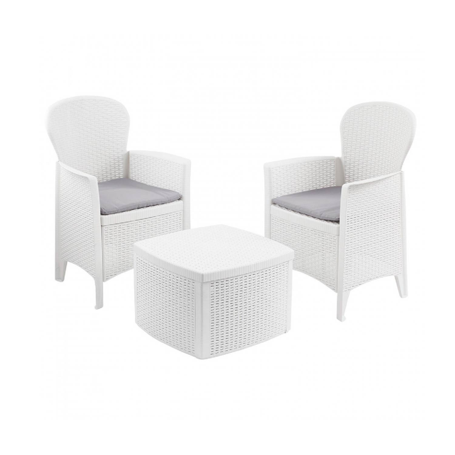 Conjunto de Jardín Mesa y 2 Sillones con Cojines Tree Progarden Conjuntos para Terrazas 1
